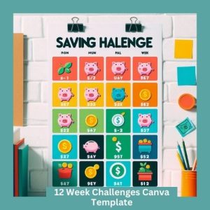 12 Week Chanllenges Canva Template