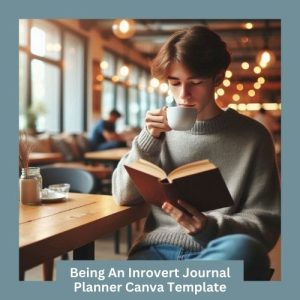 Being An Introvert Journal Planner Canva Template