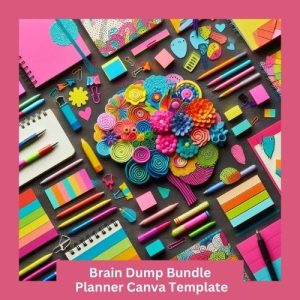 Brain Dump Bundle Planner Canva Template
