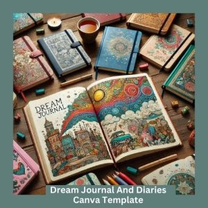 Dream Journal and Dream Canva Template