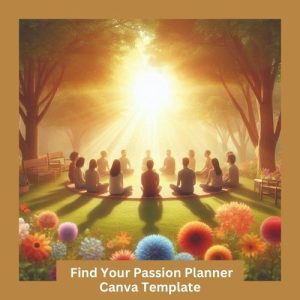 Find Your Passion Planner Canva Template
