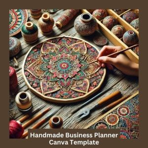 Handmade Business Planner Canva Template