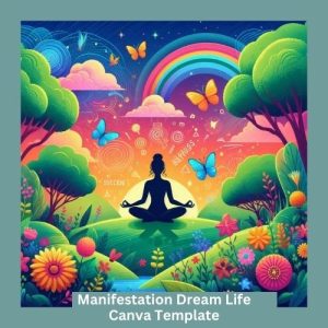 Manifestation Dream Life Canva Template