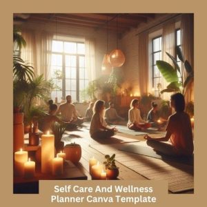 Self Care And Wellness Planner Canva Template