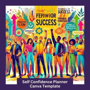 Self Confidence Planner Canva Template