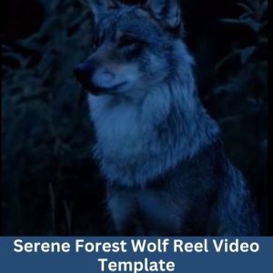 Serene Forest Wolf Reel Video Template