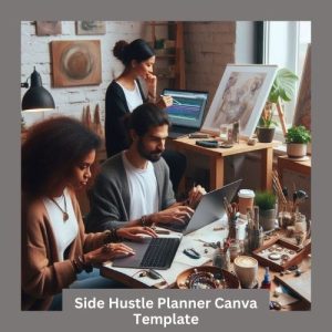 Side Hustle Planner Canva Template